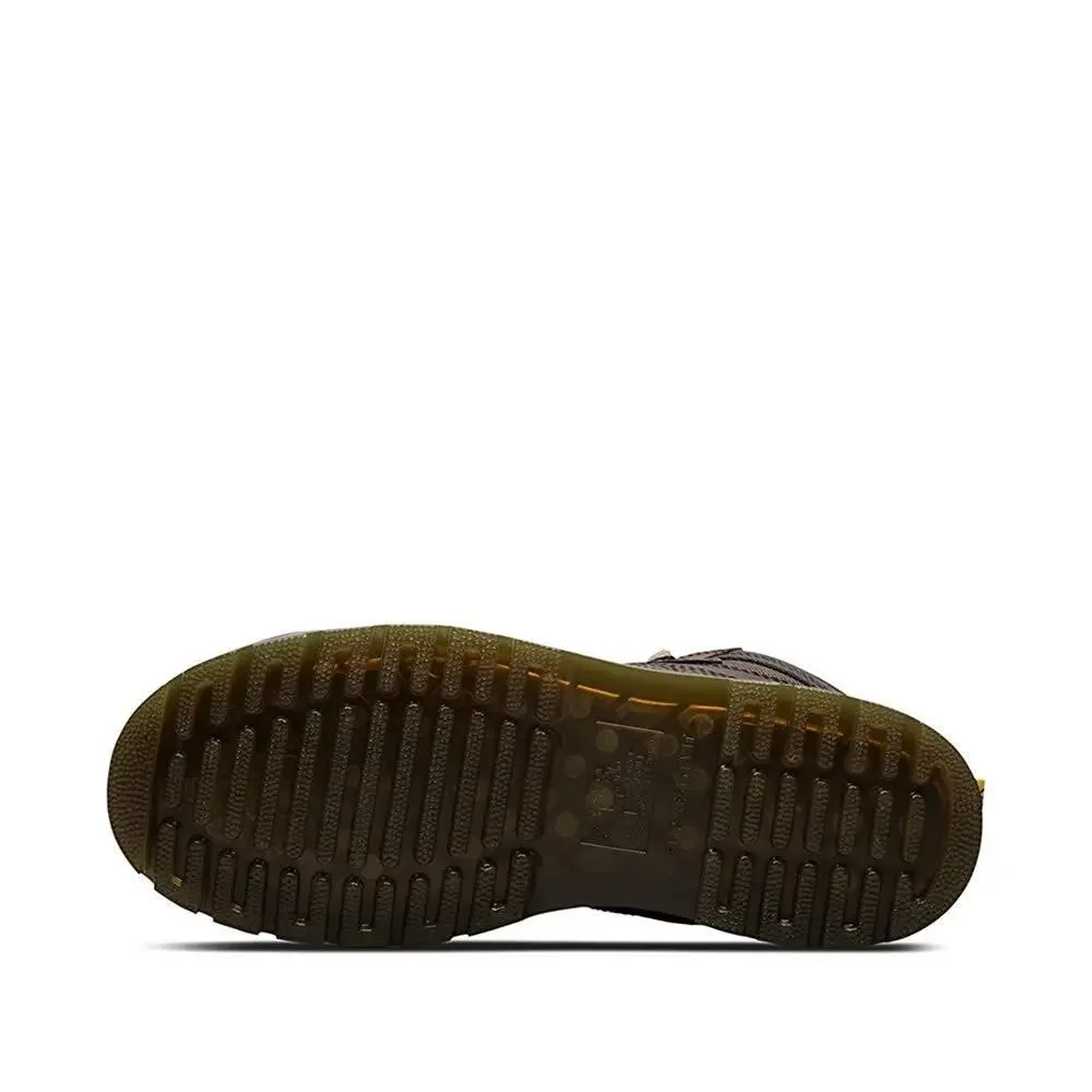 DR. MARTENS, UNISEX PLENUM WATERPROOF LIGHT INDUSTRY BOOTS, DARK BROWN.